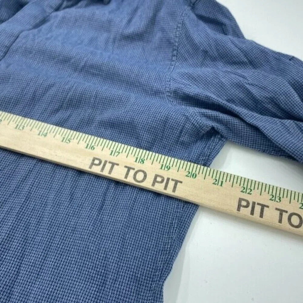 Banana Republic Mens L shirt long sleeve button down blue 0136
